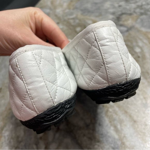 Paul Mayer Attitudes Ballet Flats White/Black Women’s Classic Chic - Picture 7 of 11